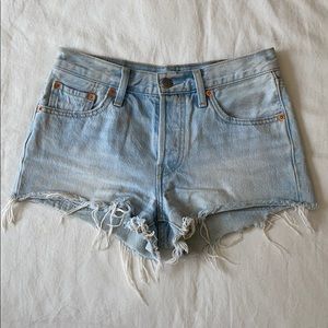 Levi’s High Waisted 501 cutoff shorts size 24